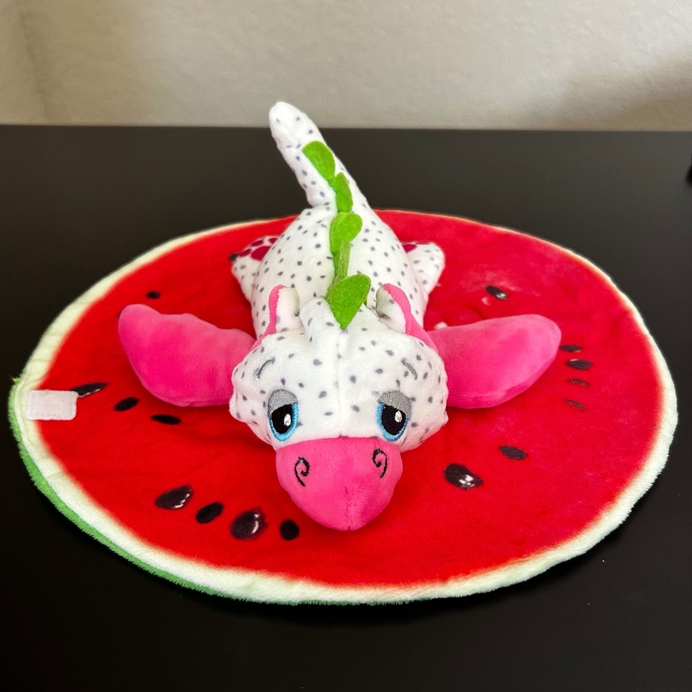Cutetitos Fruititos Flamito Dragon Burrito Plush. Like New